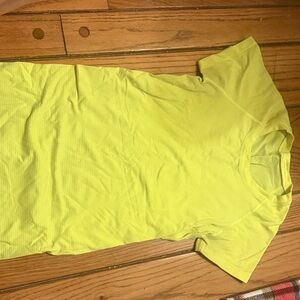 lululemon athletica Yellow Short Sleeve Tee